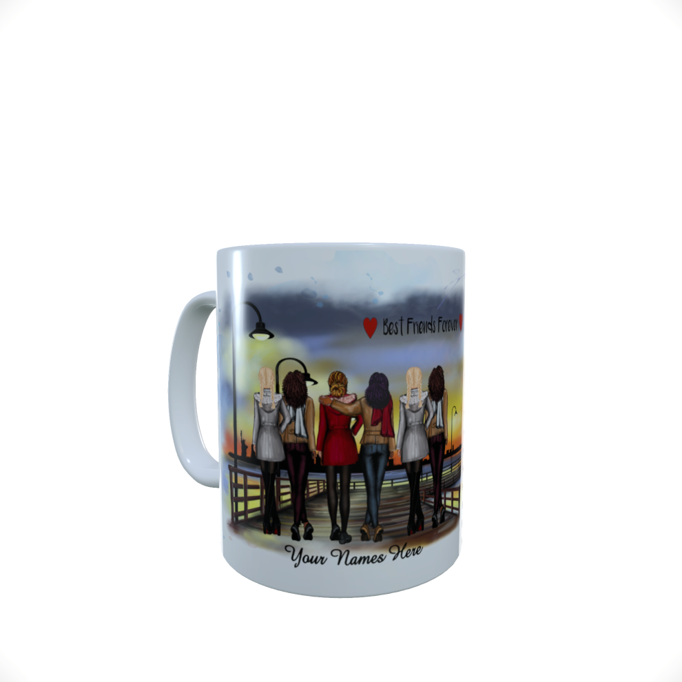 Best Friends New York Ceramic Mug, Gift for Best Friend